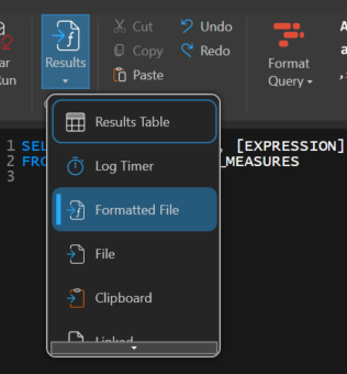 Running Dynamic Management View queries against a semantic model in DAX Studio